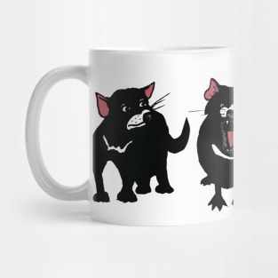 Tom, Tilly and Tarn the Tasmanian Devil Pups Mug